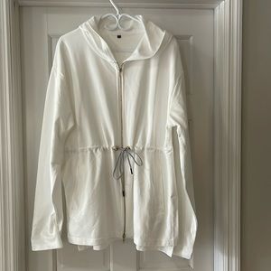 NWOT Cotton hoodie jacket/ coverup